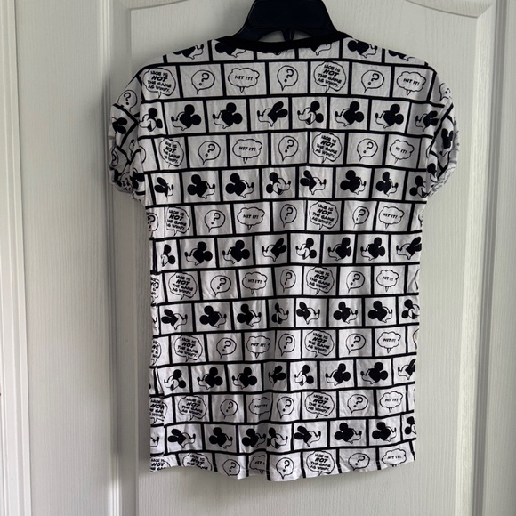 Disney X H&M Mickey Mouse Graphic Tee Comic Print sz XS - Picture 5 of 7
